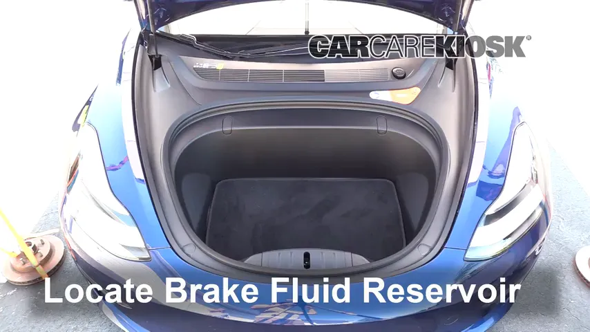 2018 Tesla 3 Electric Líquido de frenos Agregar fluido